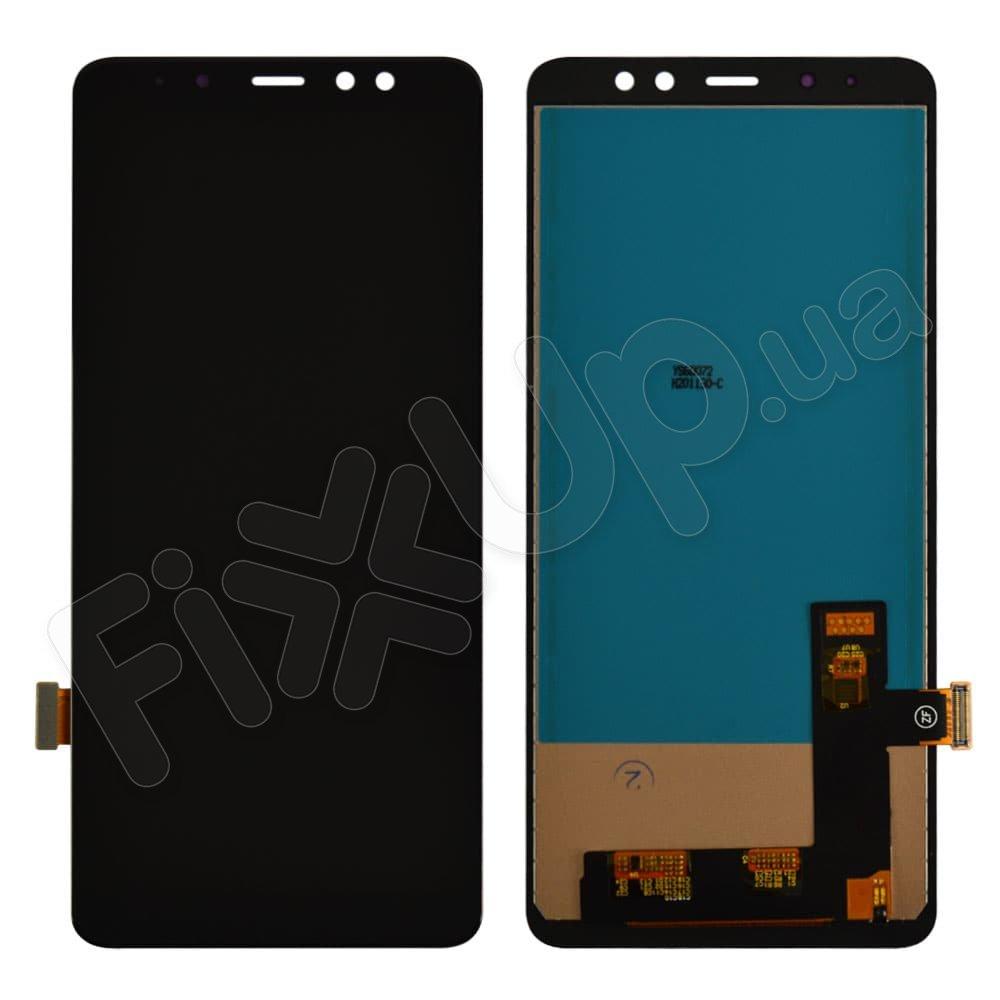 Дисплей для Samsung A730F /DS Galaxy A8 Plus (2018) з тачскріном в зборі, колір чорний, IPS (TFT), уцінка