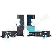 Шлейф для iPhone SE с разъемом зарядки и гарнитуры, цвет черный, Китай высокого качества