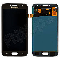 Дисплей для Samsung j250H/DS Galaxy J2 (2018) с тачскрином в сборе, цвет черный, IPS (TFT)