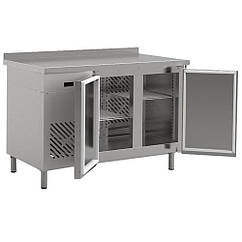 Стіл холодильний СХ-ЛБ-1200х600 мм, агрегат зліва, холодильний стіл для продуктів, стіл холодильний на кухню