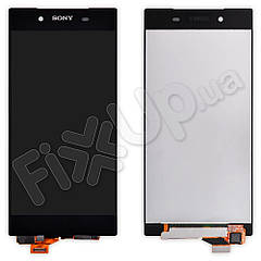 Дисплей Sony E6603, E6653, E6683 Xperia Z5 з тачскріном в зборі, колір чорний, оригінал