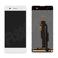 Дисплей Sony F3112, F3111, F3113, F3115, F3116 Xperia XA з тачскріном в зборі, колір білий