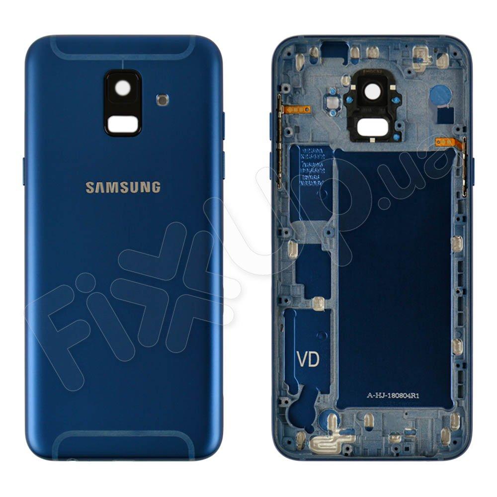 Задня кришка для Samsung A600F Galaxy A6 (2018), колір синій