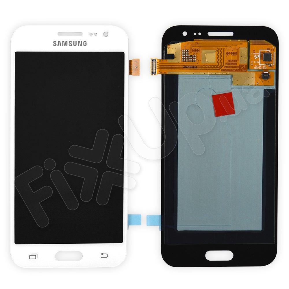 Дисплей Samsung Galaxy J2 J200H з тачскрином у зборі, колір білий, IPS (TFT)