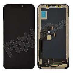 Дисплей для iPhone X (5.8) з тачскріном в зборі, колір чорний, Tian ma Incell