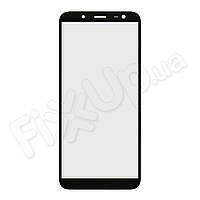 Стекло корпуса для Samsung J600 Galaxy J6 2018 + OCA, цвет черный
