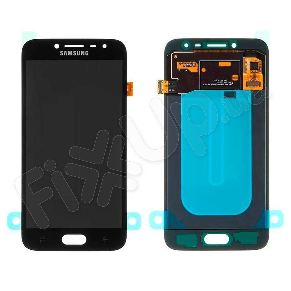 Дисплей для Samsung J210F Galaxy J2 2016 з тачскрином у зборі, колір чорний, IPS (TFT)
