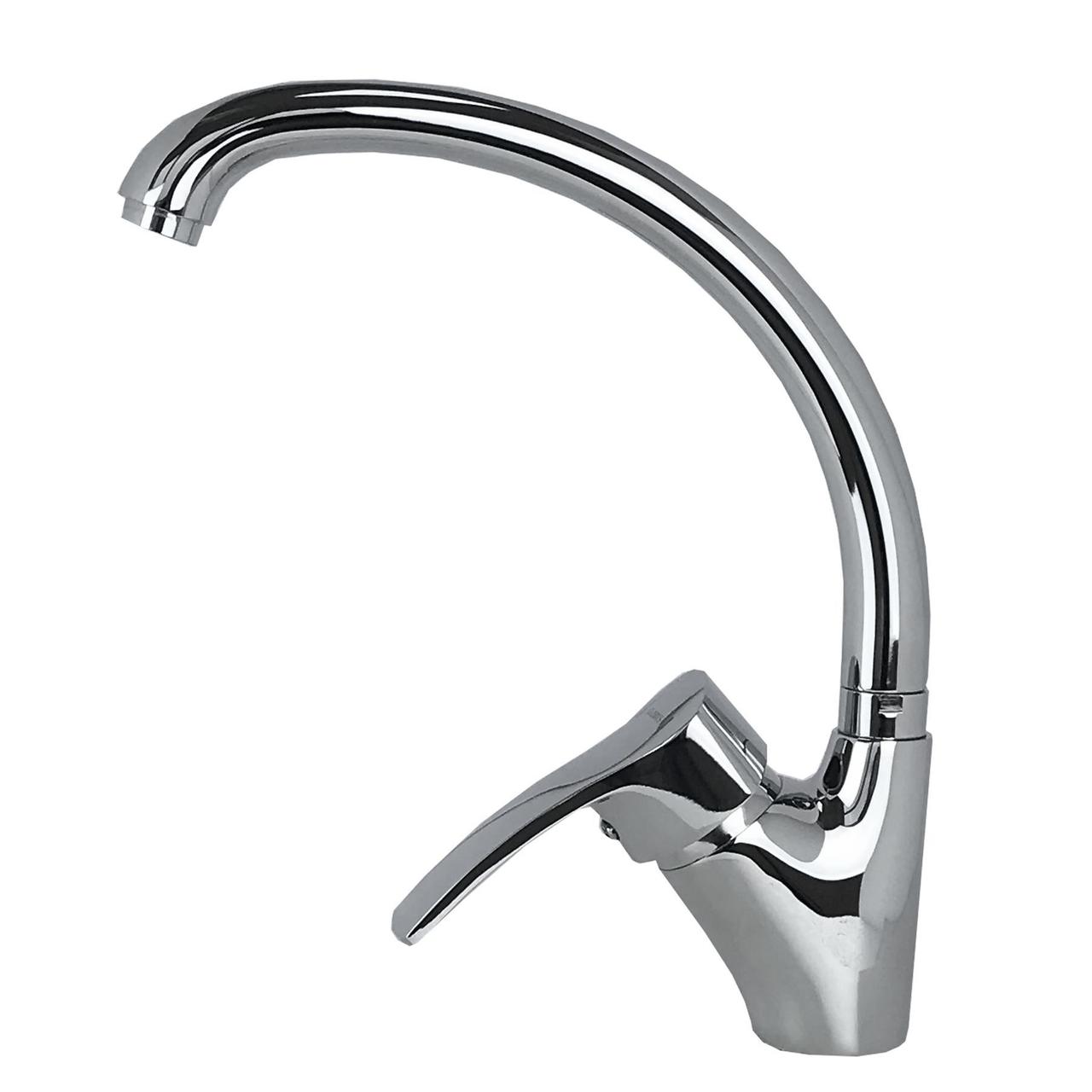 Кухонний змішувач Globus Lux QUEENSLAND GLQU-103S-BIG з латуні хромований