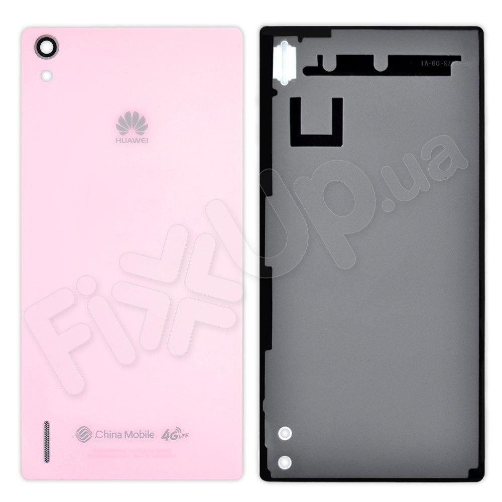 Задня кришка Huawei Ascend P7, колір рожевий