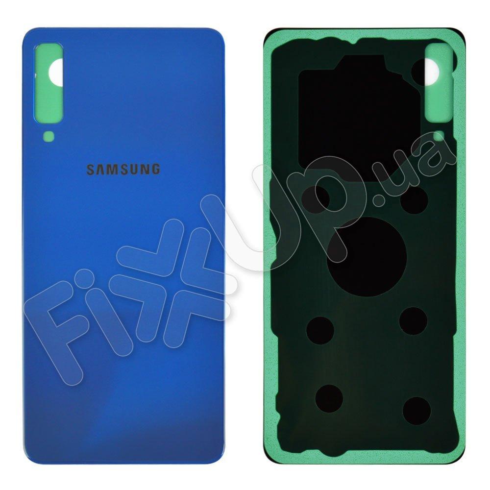 Задня кришка для Samsung A750 Galaxy A7 (2018), колір синій