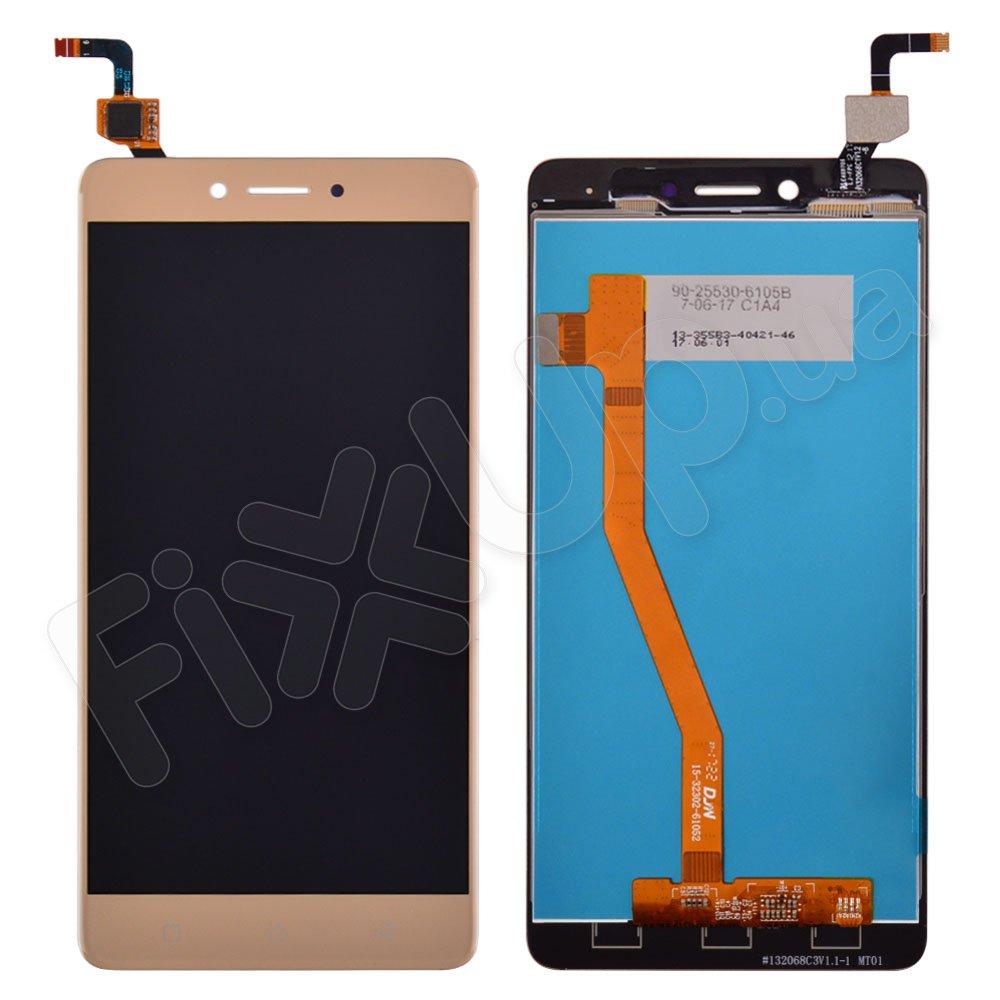 Дисплей Lenovo K6 Note (K53a48) з тачскрином у зборі, колір золотий