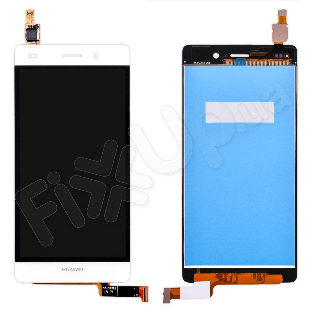 Дисплей Huawei P8 Lite (ALE L21, L20, L22) з тачскріном в зборі, колір білий