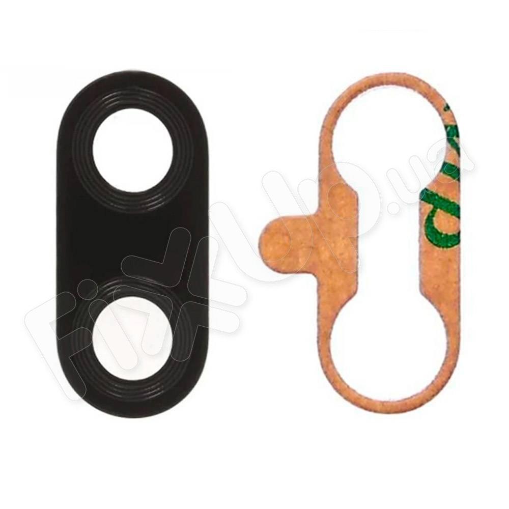 Скло камери для Huawei P Smart Plus 2018, в рамці, колір чорний