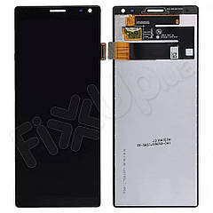Дисплей для Sony I4113 Xperia 10 з тачскріном в зборі, колір чорний