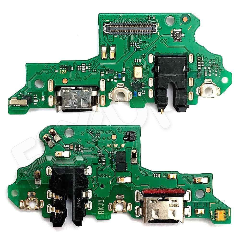 Роз'єм зарядки для Huawei Honor 9X, з нижньої платою