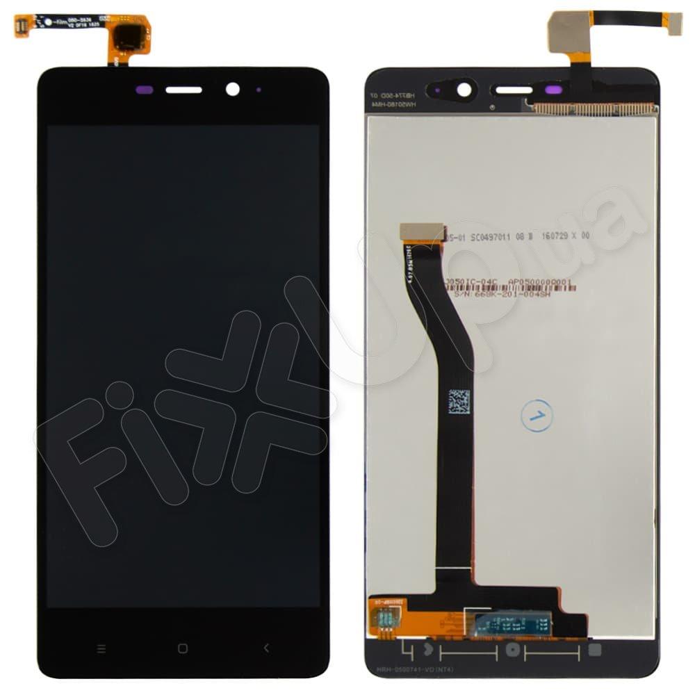 Дисплей для Xiaomi Redmi 4 Pro, Redmi 4 Prime з тачскрином у зборі, колір чорний, оригінал з замінений