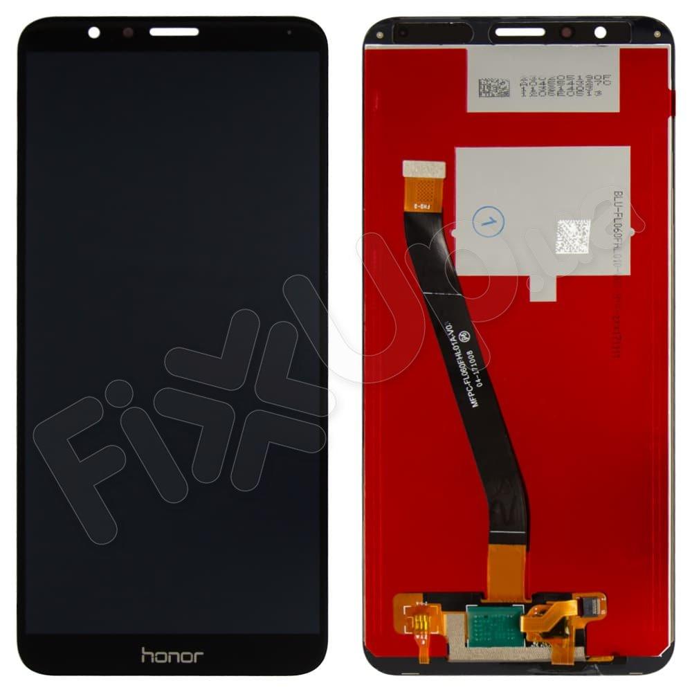 Дисплей для Huawei Honor 7X (BND-L21) з тачскріном в зборі, колір чорний, Китай високої якості