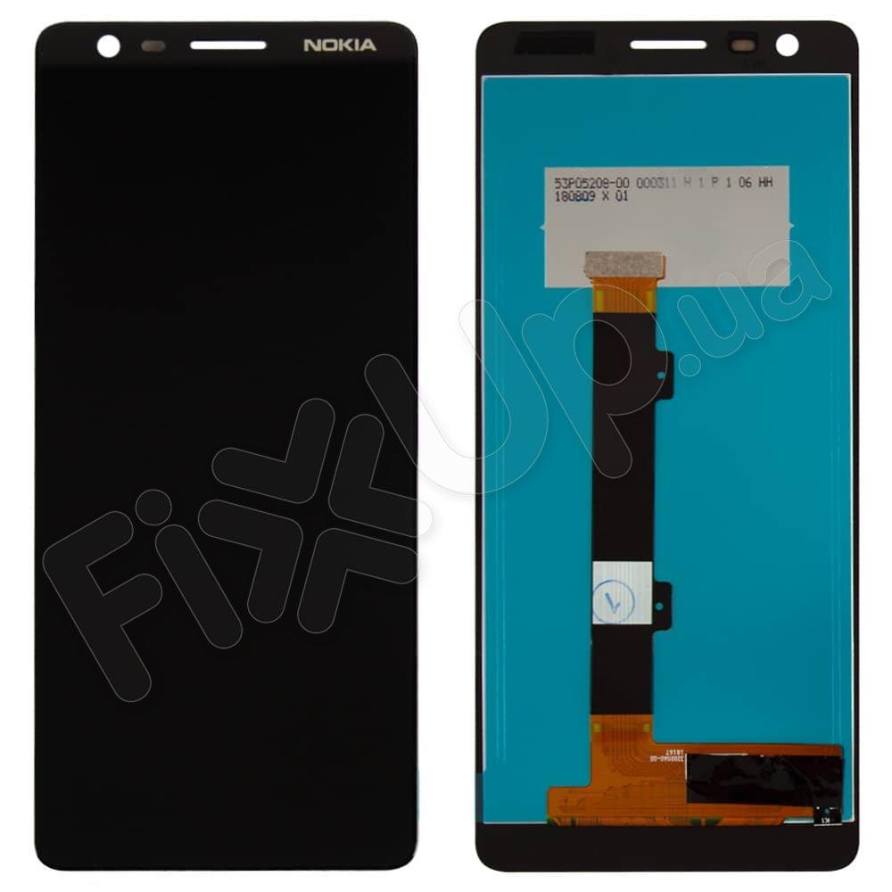 Дисплей для Nokia 3.1 з тачскріном в зборі, колір чорний