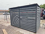 Контейнерний майданчик для сміття на 2 контейнери/ контейнерний майданчик для тбо/скриня тбо, фото 5