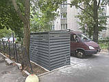 Контейнерний майданчик для сміття на 2 контейнери/ контейнерний майданчик для тбо/скриня тбо, фото 2
