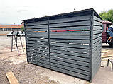 Контейнерний майданчик для сміття на 2 контейнери/ контейнерний майданчик для тбо/скриня тбо, фото 8