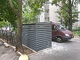 Контейнерний майданчик для сміття на 2 контейнери/ контейнерний майданчик для тбо/скриня тбо, фото 7