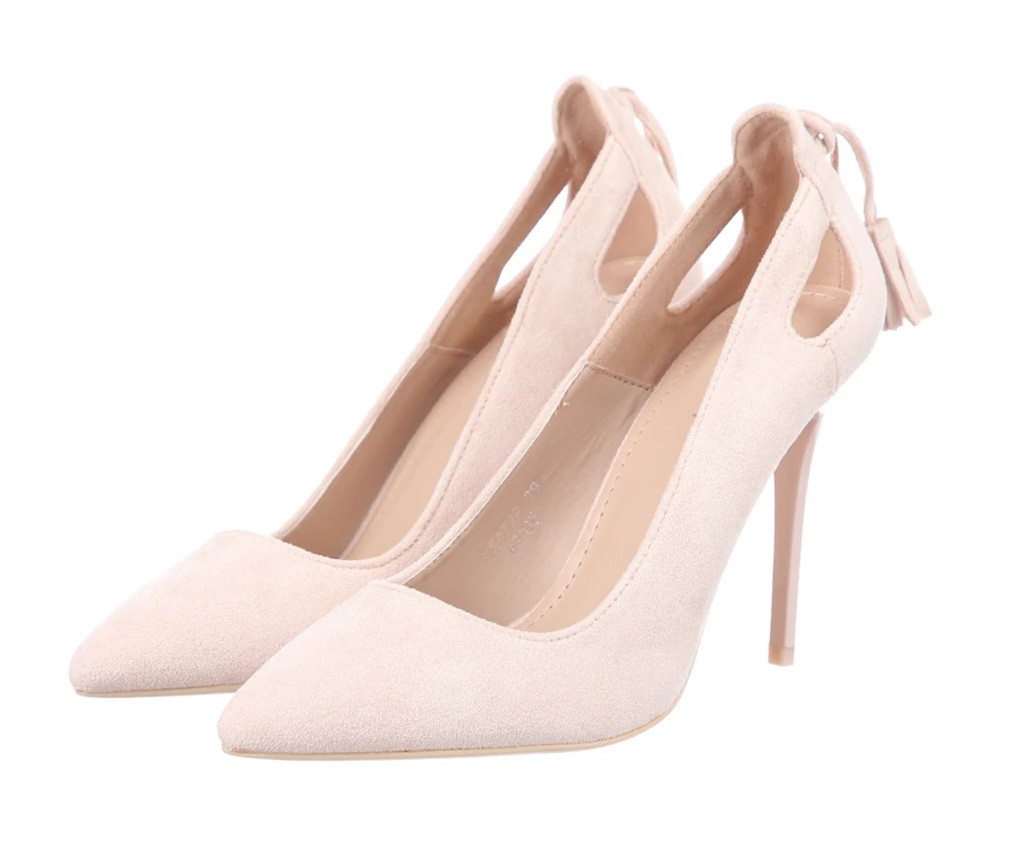 Туфлі Kutasiki BEIGE на високому каблуці