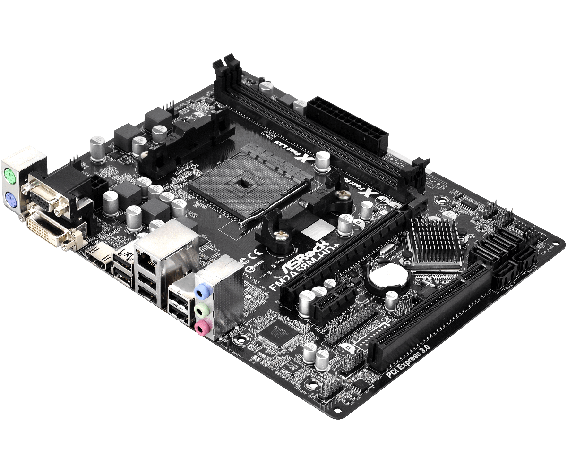 Материнська плата ASRock FM2A58M-HD+ (FM2/FM2+, A58, PCI-Ex16) VGA/ DVI / HDMI, фото 1