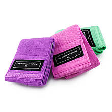 Гумки тканинні HIP RESISTANCE BAND LT-003 (міні-петлі) для фітнесу