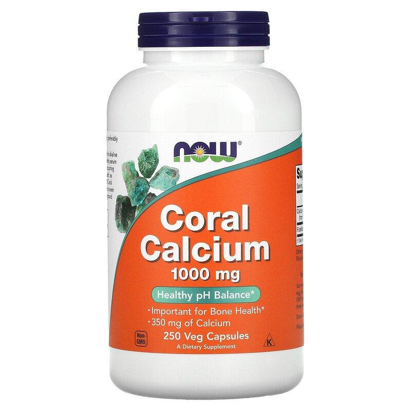 Coral Calcium 1000 мг Now Foods 250 капсул