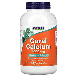Coral Calcium 1000 мг Now Foods 250 капсул