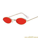 Сонцезахисні окуляри Вампіри готика кіберпанк вамп червоні, фото 4