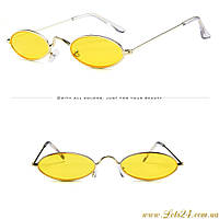 Сонцезахисні окуляри Вампіра готика кіберпанк вамп жовті