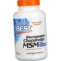 Для суглобів і зв'язок Doctor's s BEST Glucosamine Chondroitin MSM 240 капс, фото 3