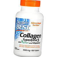 Коллаген Doctor's Best Collagen Types 1 & 3 1000 180 таб Топ продаж