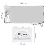 Термоковдра INFA ZONE 2 термосауна для обгортань, апарат для спа процедур, інфрачервона сауна, іч-сауна, фото 4