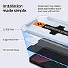 Захисне скло Spigen для iPhone 14 / 13 / 13 Pro EZ FIT GLAS.tR Privacy (2 шт), (AGL03388), фото 2