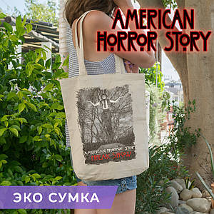 Еко сумка American Horror Story "Людина в Ч\б" Американська історія жахів