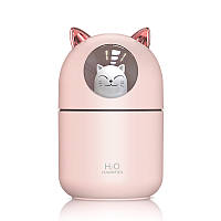 Аромодифузор (міні зволожувач повітря) з підсвіткою MengMao A205 300 мл Pink (8023)