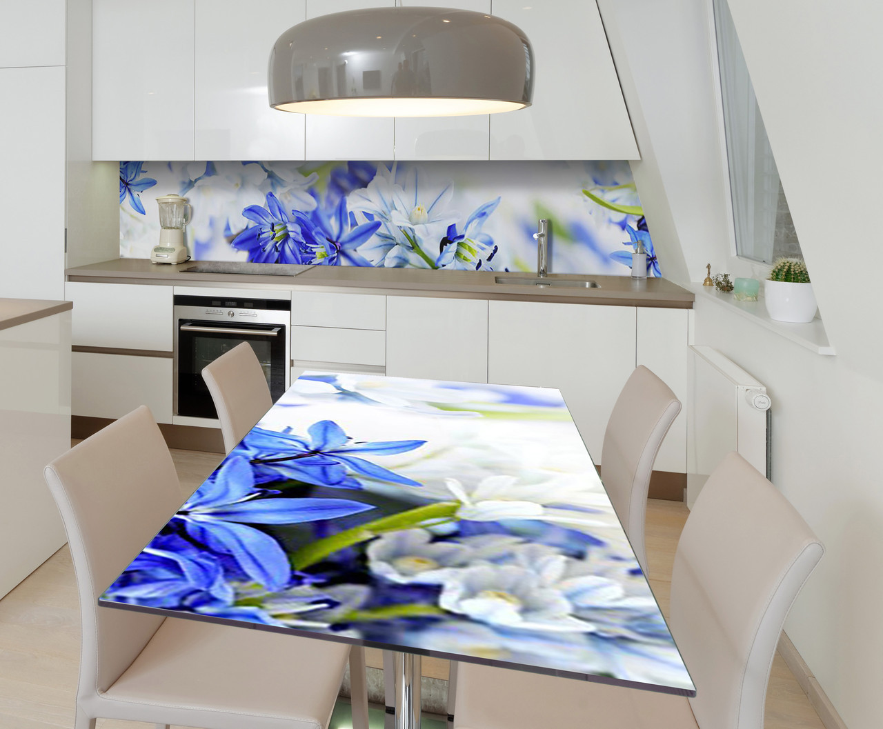 Наклейка Виниловая на Стол Zatarga "Подснежники" 600х1200 Мм — Купить ...