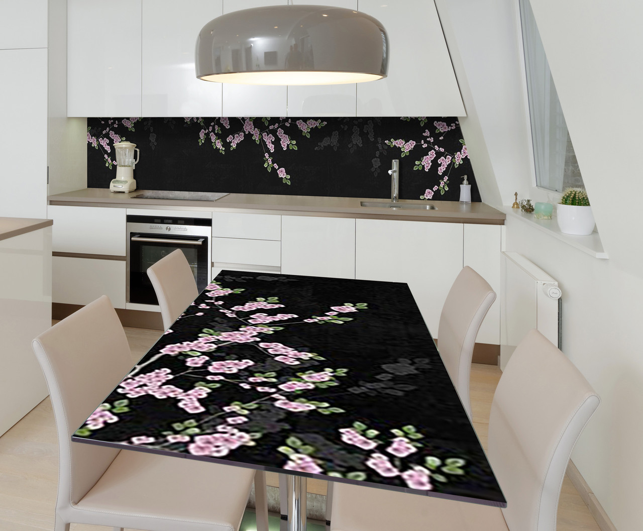 Наклейка Виниловая на Стол Zatarga "3Д Сакура" 600х1200 Мм — Купить ...