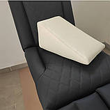 Пуф - підставка Клин для педикюру валик - підставка педикюрная для стопи Клин - пуф для однієї ноги, фото 8