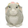 Ємність для зберігання, фігурний бісквітник із кераміки "Милий кролик" Certified International, фото 2
