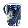 Глечик у темно-синьому кольорі з кераміки з малюнком птаха "Півень Індиго" Certified International, фото 4