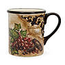 Керамічні чайні чашки з малюнком "Тосканський натюрморт" Certified International, 4 шт., фото 6