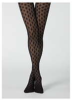 Calzedonia Жіночі колготи з візерунком  М/Л   4690 чорні