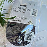 Calzedonia Жіночі колготи з візерунком С/М 4691 сині, фото 3