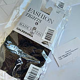 Calzedonia Жіночі колготи з візерунком С/М 4691 сині, фото 6