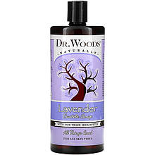 Лавандове кастильське мило Dr. Woods "Lavender Castile Soap" з олією ши (946 мл)