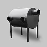 Дров'яна піч буржуйка Екожар Про 500 горизонтальна, фото 3